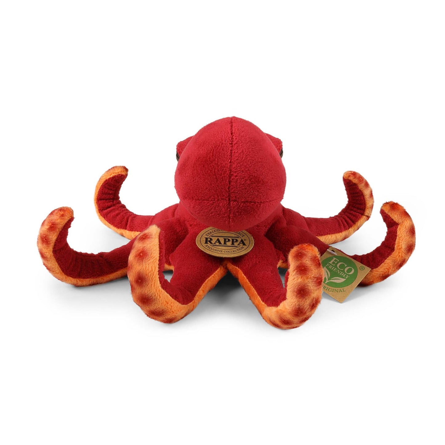 Octopus Tintenfisch rot Kuscheltier Plüschtier 26 cm
