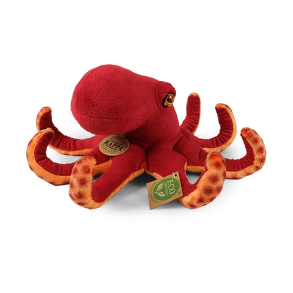 Octopus Tintenfisch rot Kuscheltier Plüschtier 26 cm
