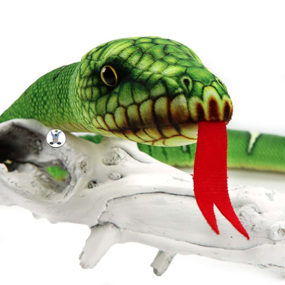 Baumpython Kuscheltier XL Schlange Plüsch Mamba NEPHRIT