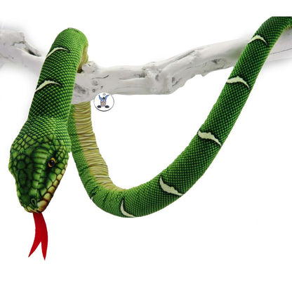 Baumpython Kuscheltier XL Schlange Plüsch Mamba NEPHRIT