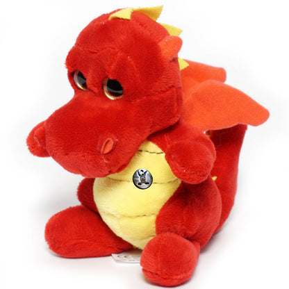 Drache Kuscheltier rot Feuerdrache Plüschtier YASUR
