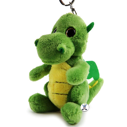 Drache Schlüsselanhänger Plüsch grün Anhänger CAMROTH