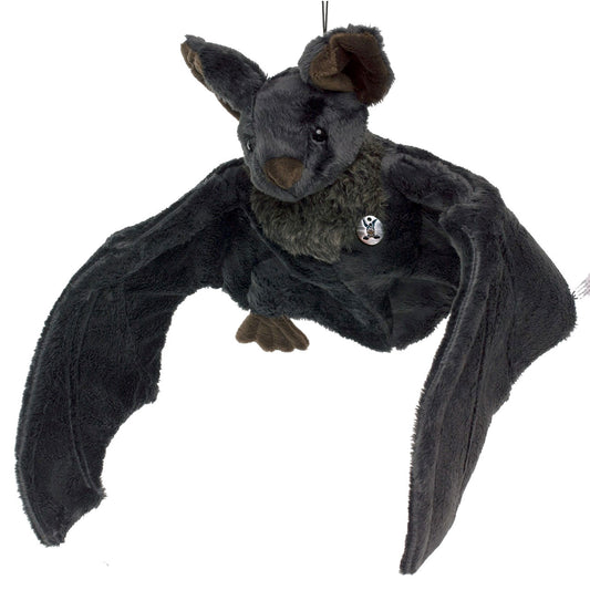 Fledermaus Kuscheltier dunkelgrau XXL Plüschtier BETTY
