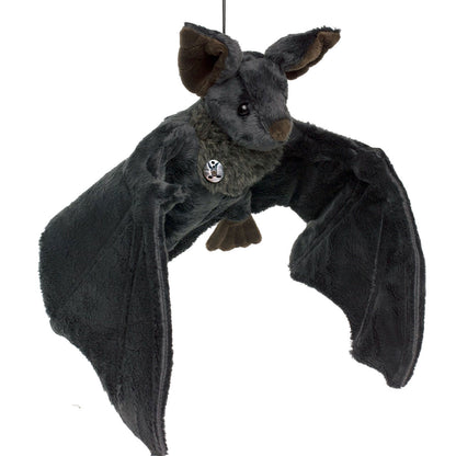 Fledermaus Kuscheltier dunkelgrau XXL Plüschtier BETTY