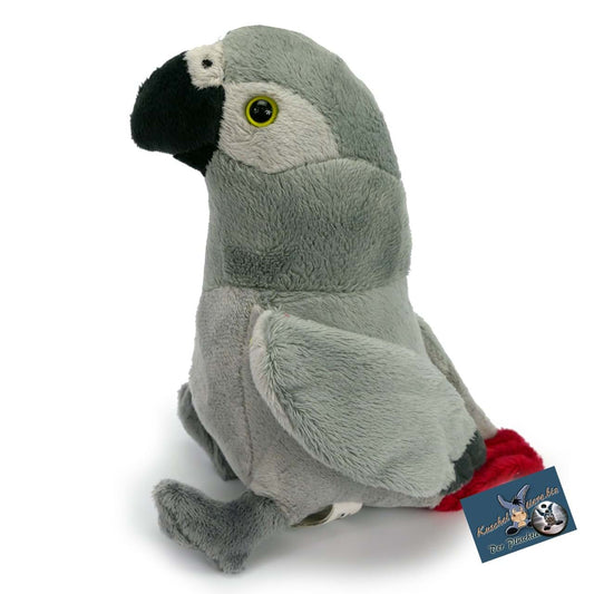 Graupapagei Kuscheltier Ara Vogel grau Plüschtier ITCHY