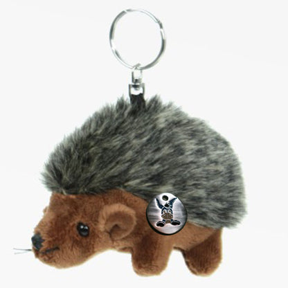 Igel Schlüsselanhänger Plüsch Kuscheltier Anhänger HAPPY