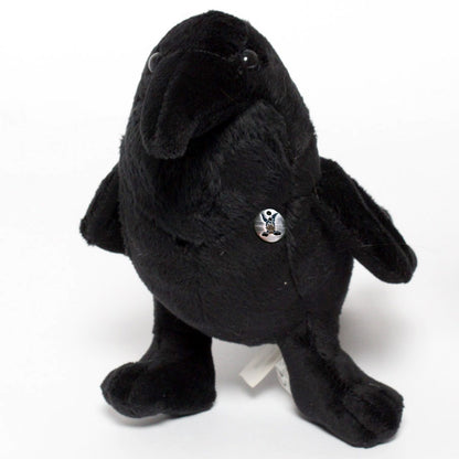 Rabe Kuscheltier Vogel schwarz Krähe Kohlrabe Plüschtier HUGIN