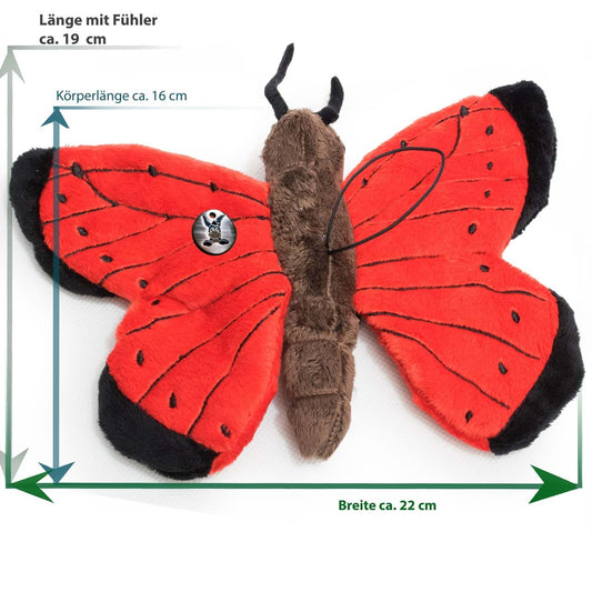 Schmetterling Kuscheltier Falter rot Insekt Plüsch SALLY