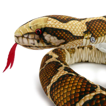 Tigerpython 100cm Kuscheltier Schlange Python Plüsch NADZL