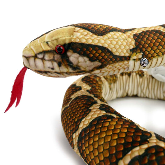 Tigerpython 100cm Kuscheltier Schlange Python Plüsch NADZL
