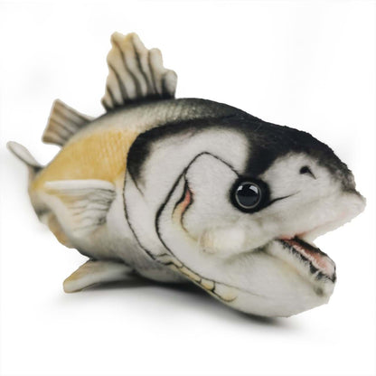 Plüsch Barsch 37cm Fisch Karpfen Realistisch Premium Deko Stofftier