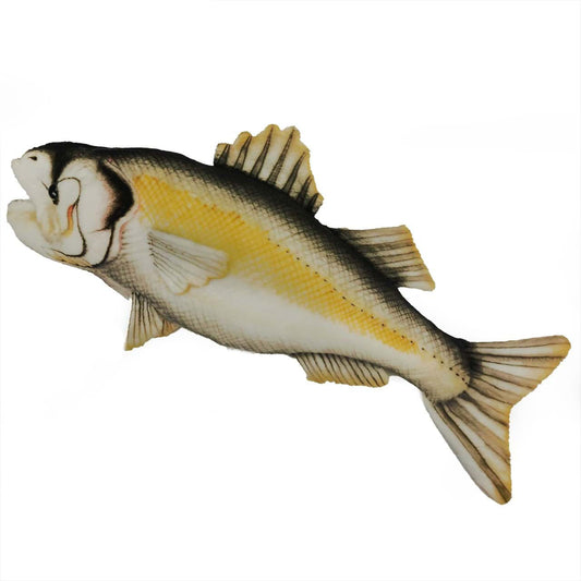 Plüsch Barsch 37cm Fisch Karpfen Realistisch Premium Deko Stofftier
