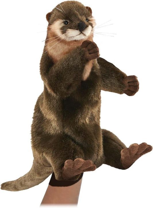 Handpuppe Otter Fischotter Plüsch PREMIUM Spielzeug LINUS