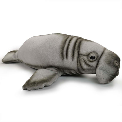 Hansa Plüsch Seekuh 43cm Manati Dugong Realistisch Premium Deko Stofftier