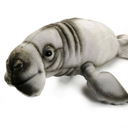 Hansa Plüsch Seekuh 43cm Manati Dugong Realistisch Premium Deko Stofftier