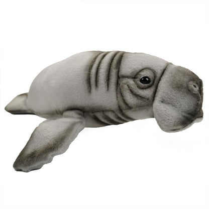 Hansa Plüsch Seekuh 43cm Manati Dugong Realistisch Premium Deko Stofftier