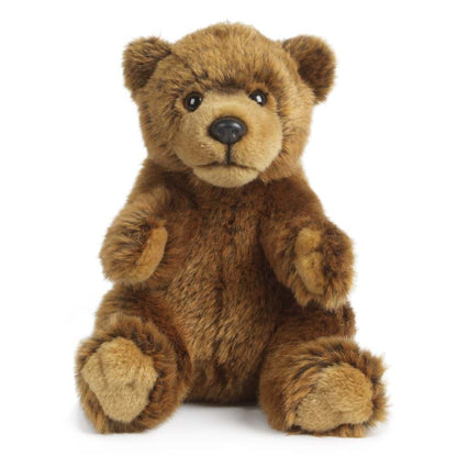 Bär Kuscheltier Teddy Braunbär sitzend Plüschtier JANUS
