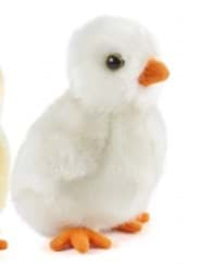 Küken weiß 13 cm Kuscheltier Plüschtier Huhn PAULA