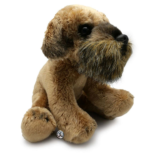 Border Terrier Kuscheltier Hund braun Irish Plüschtier KERANI
