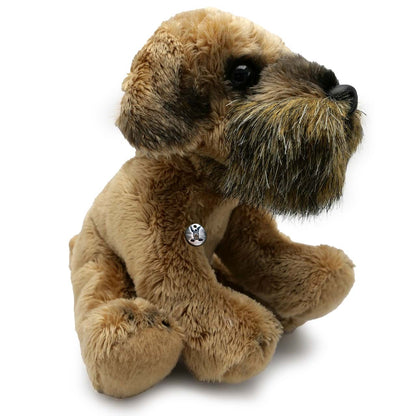 Border Terrier Kuscheltier Hund braun Irish Plüschtier KERANI