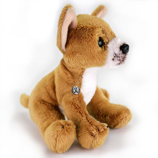 Chihuahua Kuscheltier Plüschhund Hund sitzend INKA