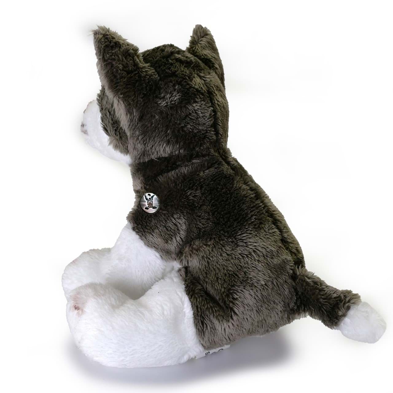 Husky Kuscheltier Schlittenhund Plüsch grau weiß KENAI