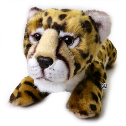 Gepard Kuscheltier Raubkatze Plüsch liegend ZAHEYLU