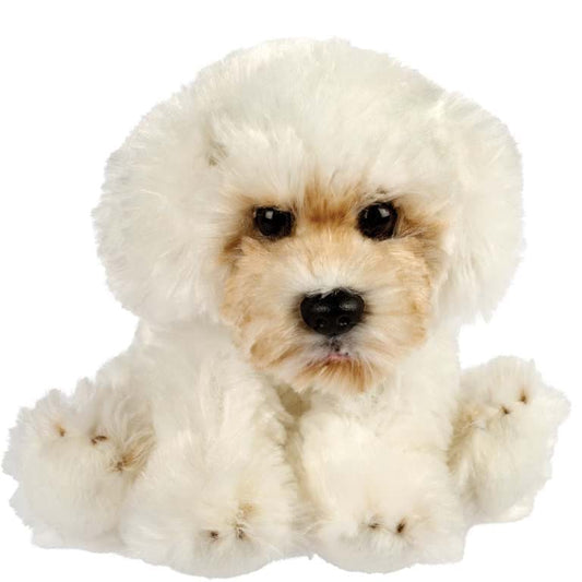 Malteser Doodle Kuscheltier Hund weiß Plüschtier INDY