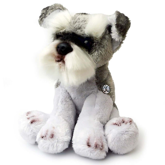 Schnauzer Kuscheltier Hund grau Plüschtier TUSKA