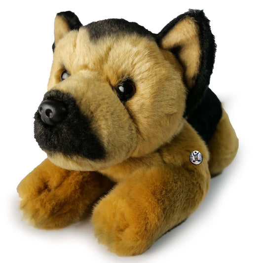 Schäferhund Kuscheltier Hund liegend 43 cm Plüschtier CHIEF