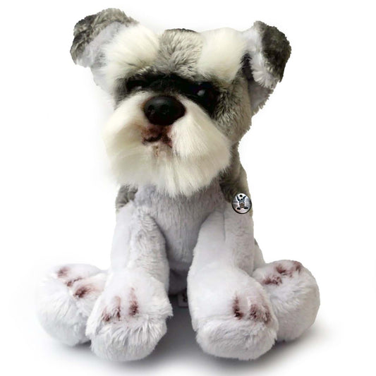Schnauzer Kuscheltier Hund grau Plüschtier TUSKA