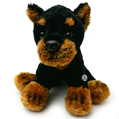 Terrier Kuscheltier Hund Dobermann Rottweiler Plüsch CONAN