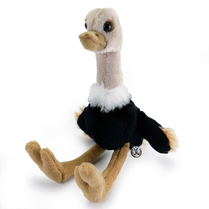 Strauß Kuscheltier Vogel sitzend Plüsch Laufvogel CARUSO