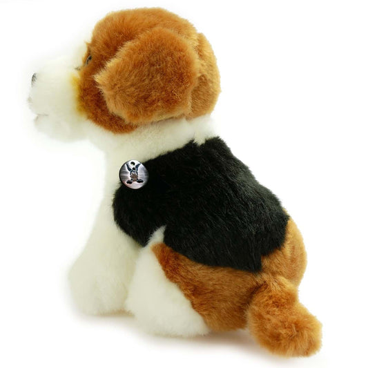 Beagle Kuscheltier sitzend Plüschtier Hund FRITZ