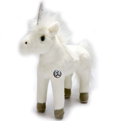 Einhorn Kuscheltier stehend weiß Plüschtier FARINA