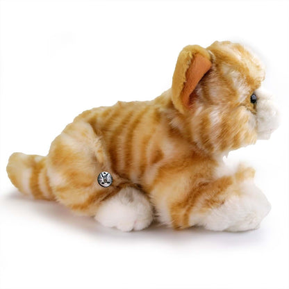 Katze Kuscheltier Tigerkatze gestreift Plüschtier JAHOMIR