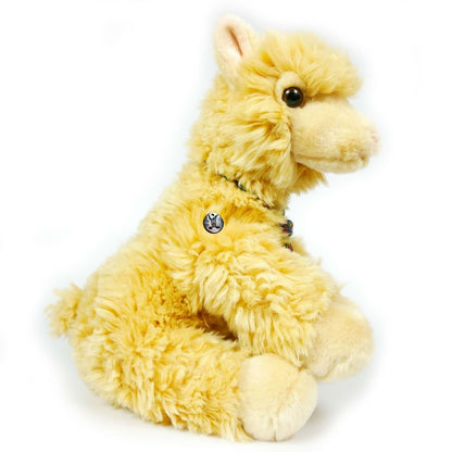 Lama Alpaka sitzend Kuscheltier Schlenkertier FRESCO