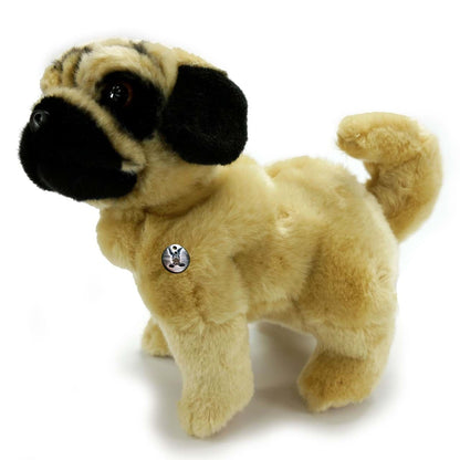 Mops Kuscheltier Hund stehend Plüsch Bulldogge TASSILO