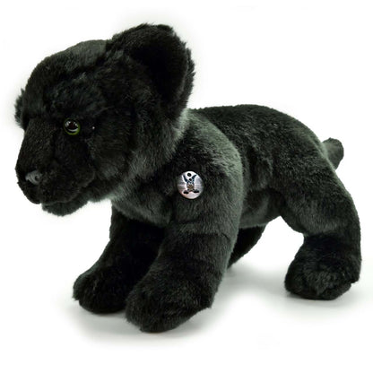 Panther Baby Leopard Kuscheltier schwarz Plüsch TAIGA