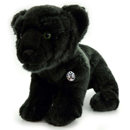 Panther Baby Leopard Kuscheltier schwarz Plüsch TAIGA