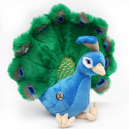 Pfau Kuscheltier Ziervogel Paradiesvogel 33 cm Plüsch BILBO