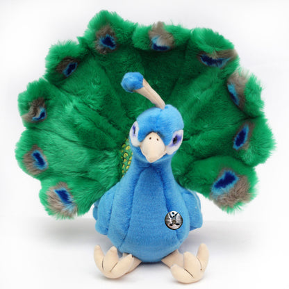 Pfau Kuscheltier Ziervogel Paradiesvogel 33 cm Plüsch BILBO