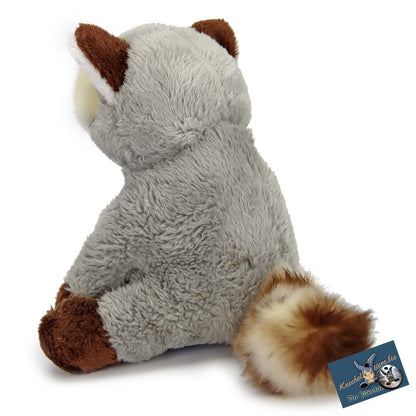 Waschbär Kuscheltier sitzend Plüschtier RACKER