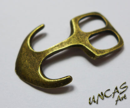 Anker Verschluss Antik Bronze Metall für Paracord & DIY Projekte