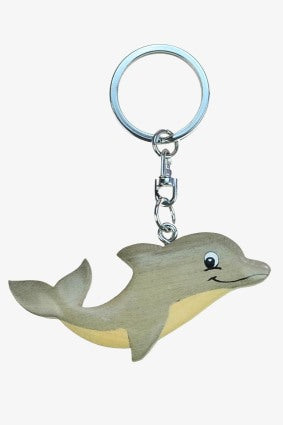 Delfin  Anhänger Schlüsselanhänger Taschenanhänger Holz