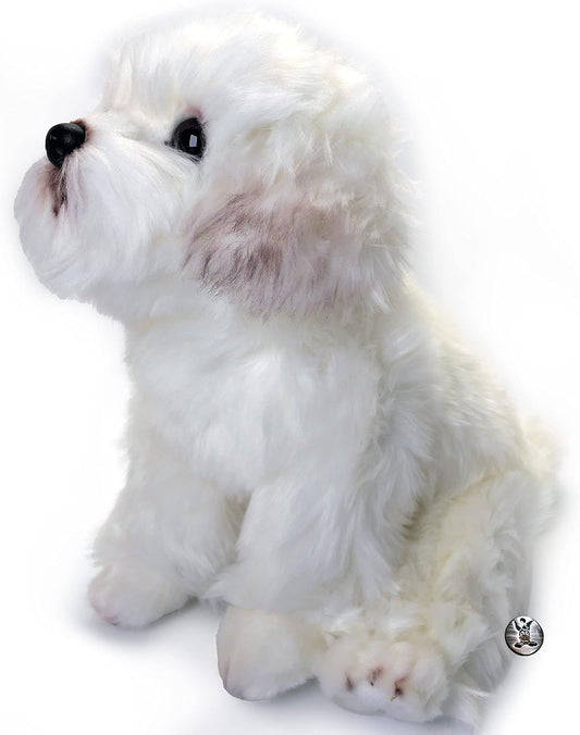 Malteser Shih Tzu  Kuscheltier Hund Irish Plüschtier sitzend LAYLA