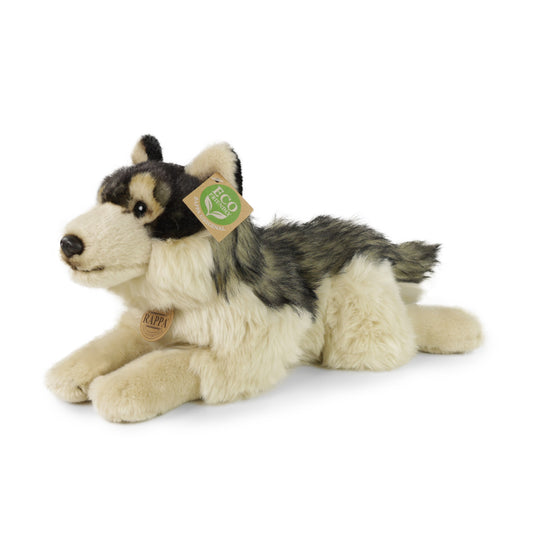 Wolf 35 cm liegend Kuscheltier Plüschtier