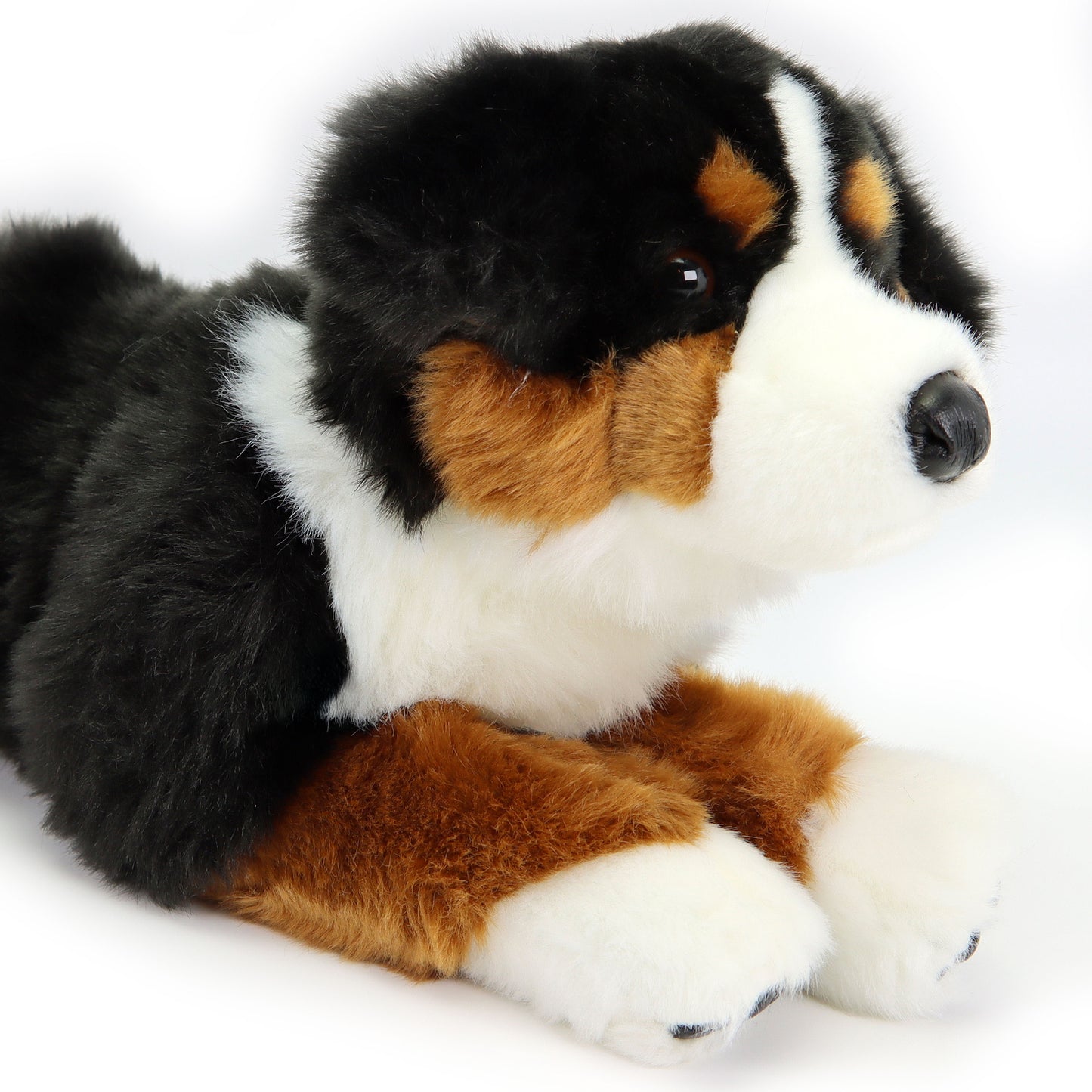 Plüsch Hund Berner Sennenhund liegend Kuscheltier Stofftier 40cm