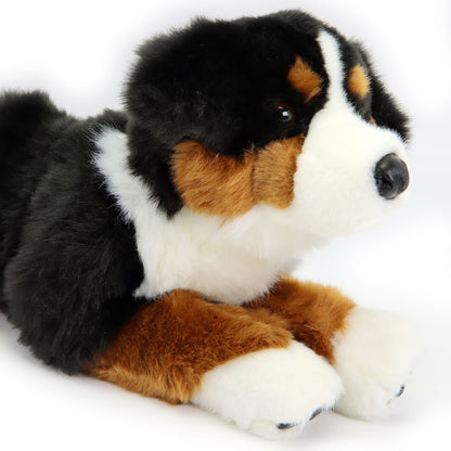 Plüsch Hund Berner Sennenhund liegend Kuscheltier Stofftier 40cm