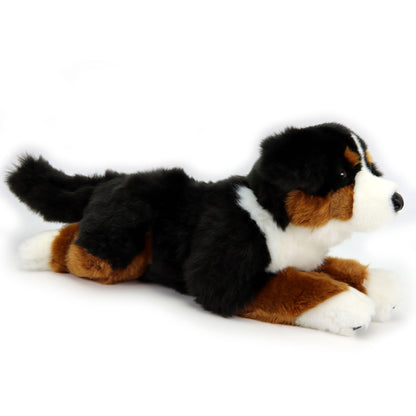 Plüsch Hund Berner Sennenhund liegend Kuscheltier Stofftier 40cm